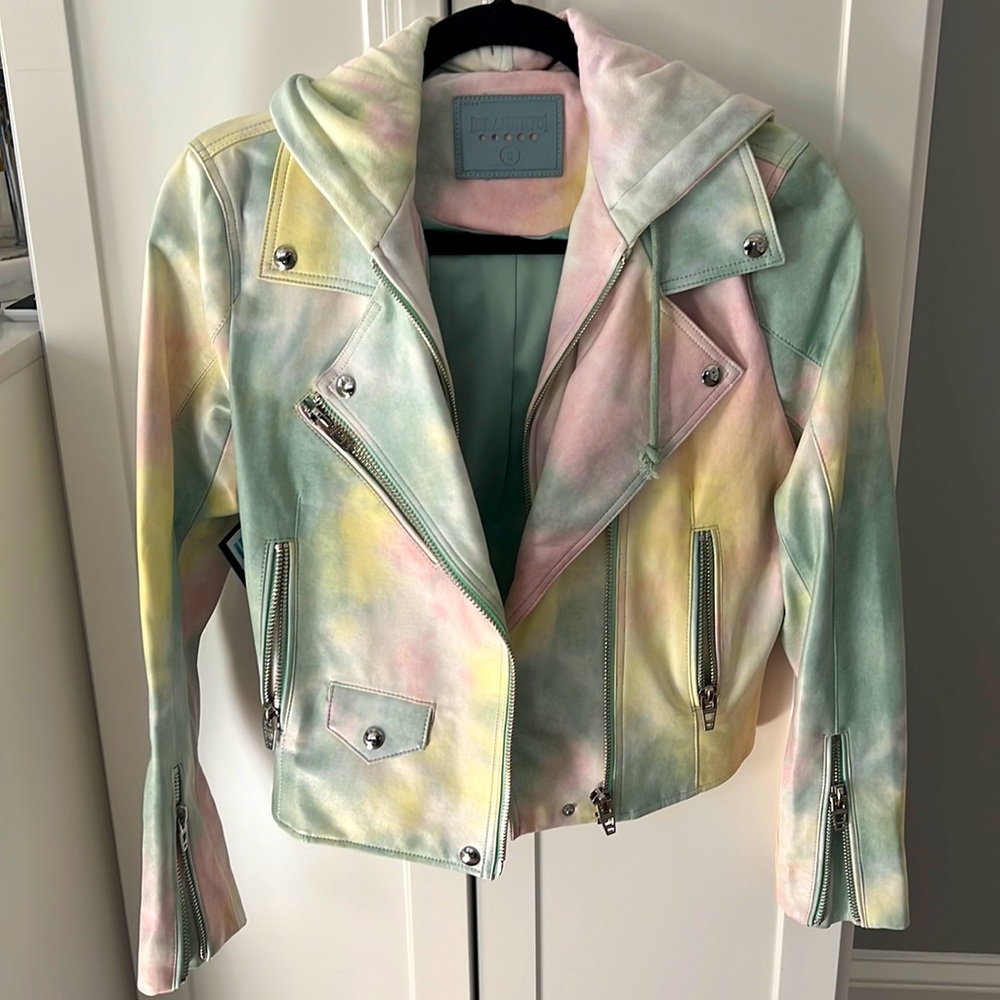 BLANK NYC Pastel Moto Jacket